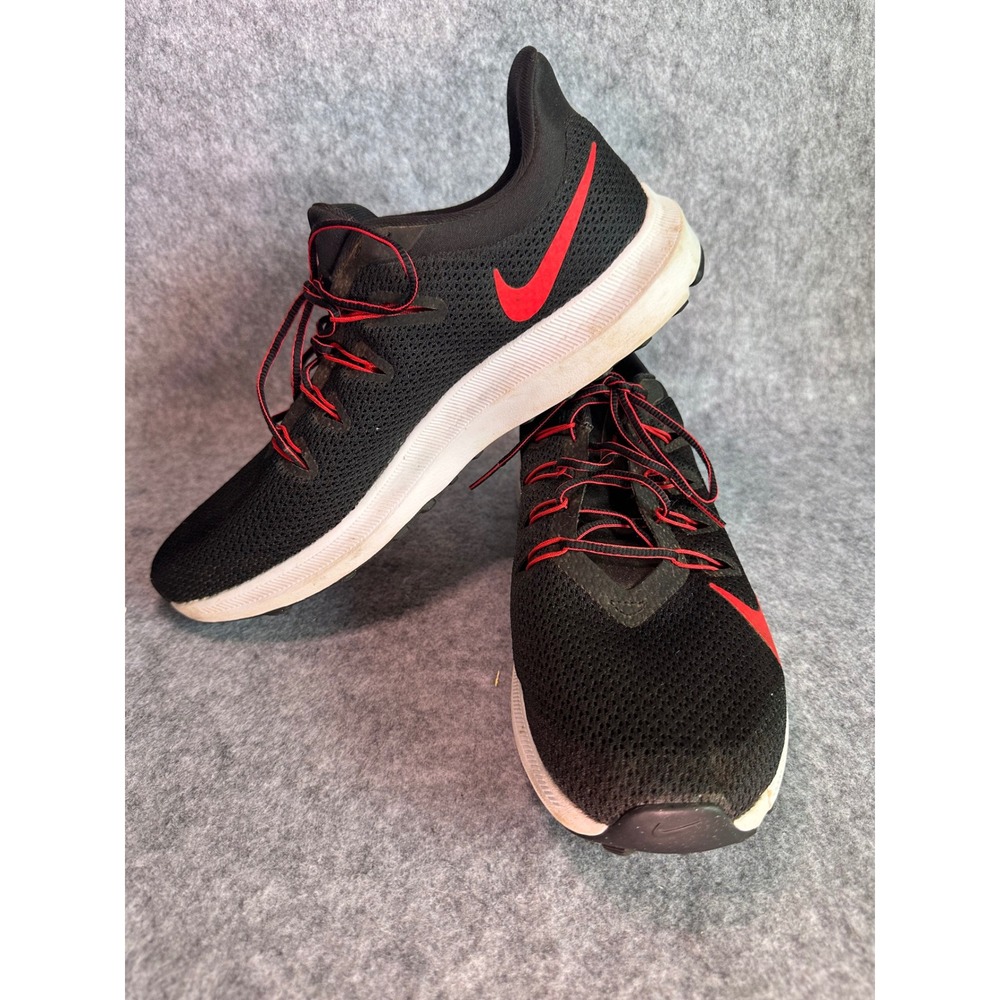 Nike Quest 2 Mens Running Shoes Black University Red CI3787-001 Size 11